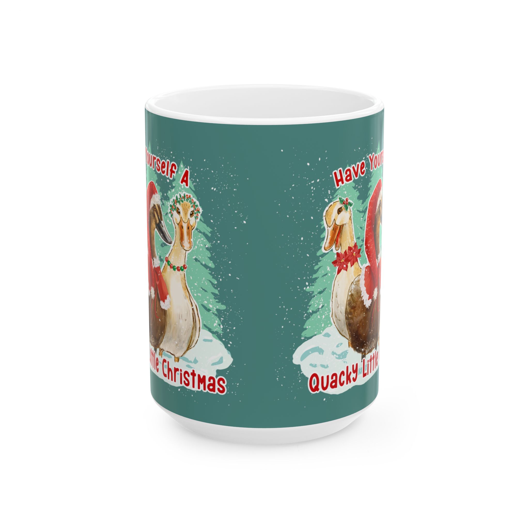 Quacky Little Christmas Duck Mug - Image 5