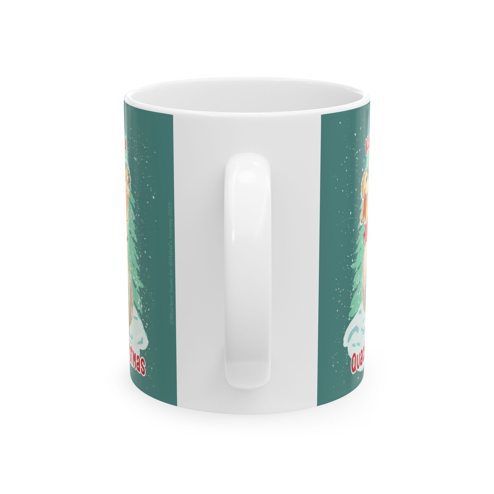 Quacky Little Christmas Duck Mug - Image 2