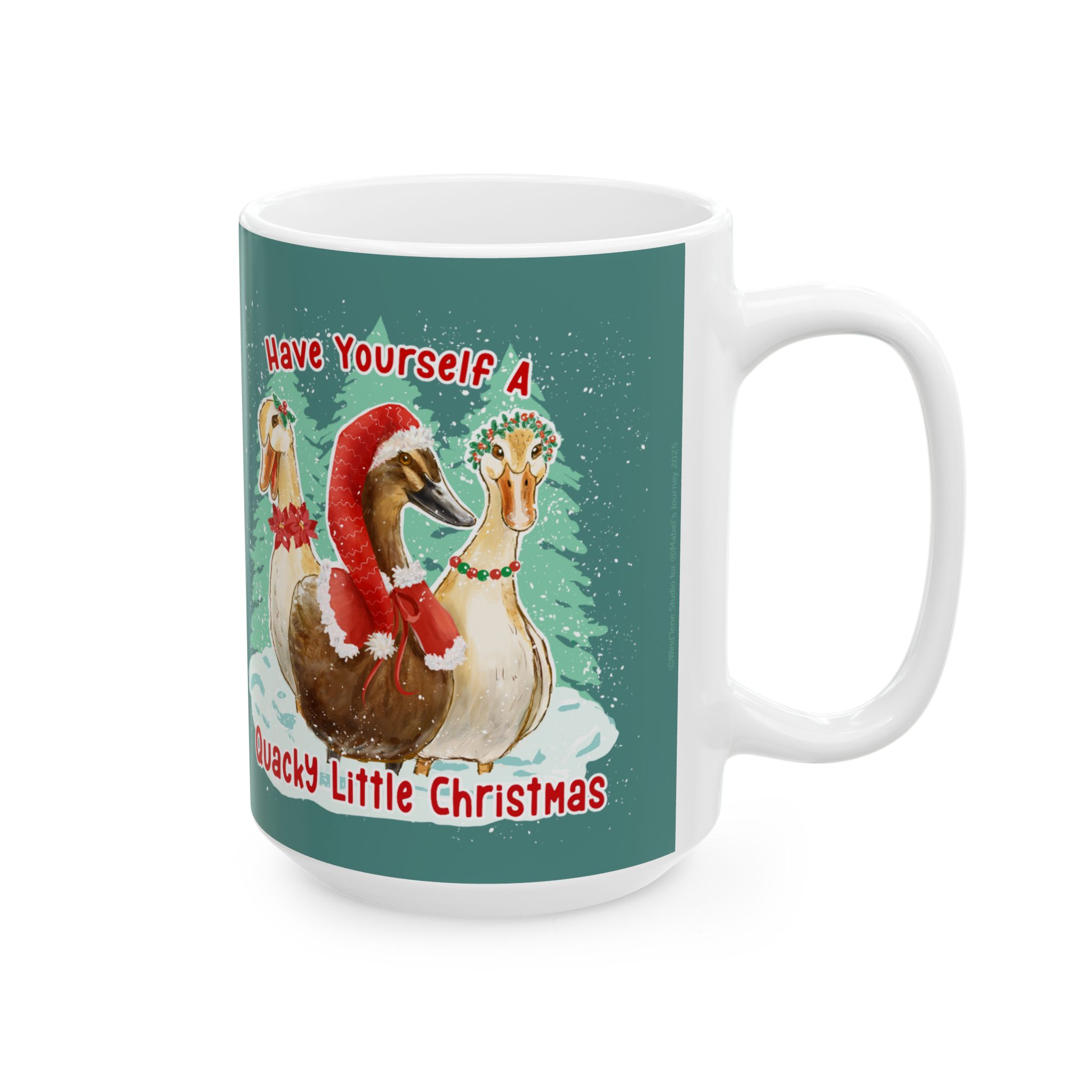 Quacky Little Christmas Duck Mug - Image 8