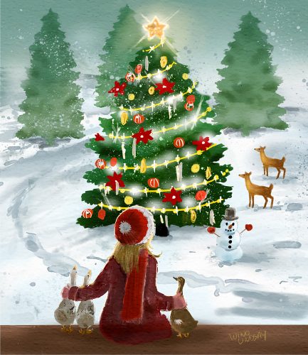 Christmas with ducks