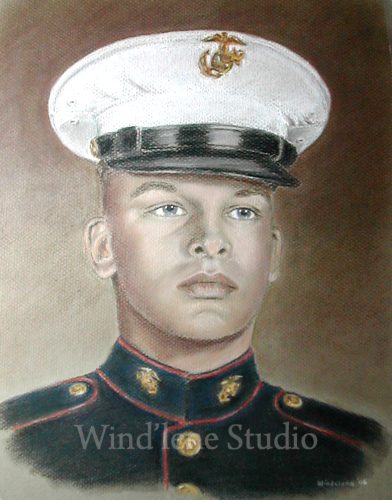 Pastel-portrait-marine